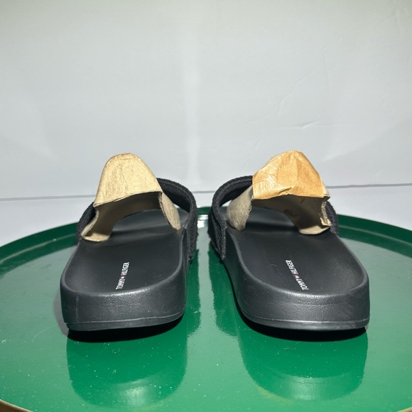 Tommy Hilfiger Womens Dollop Slide Sandals Size 8M Black Knit - Picture 5 of 6